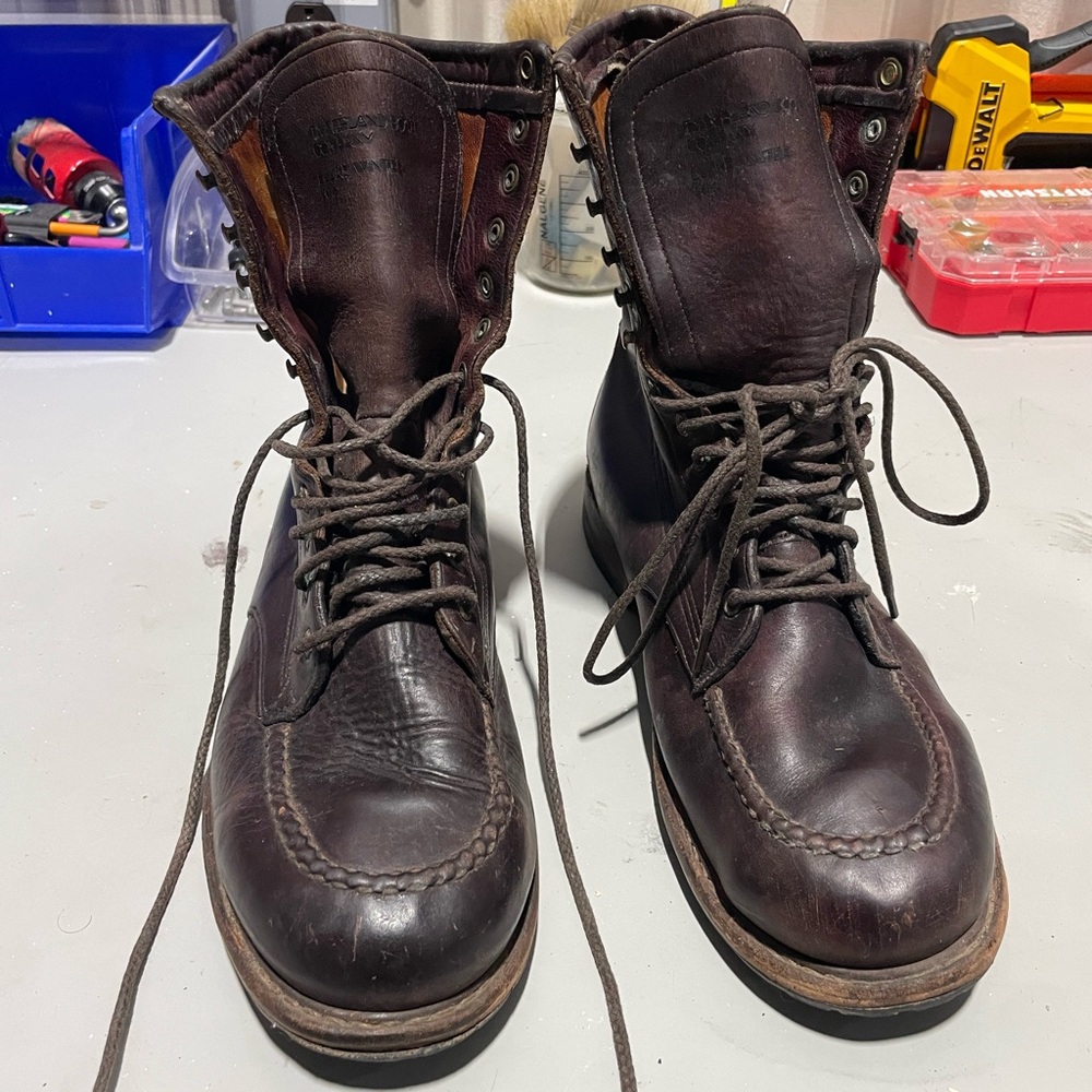 Timberland Dark Brown Blake Moc Boots - real leather